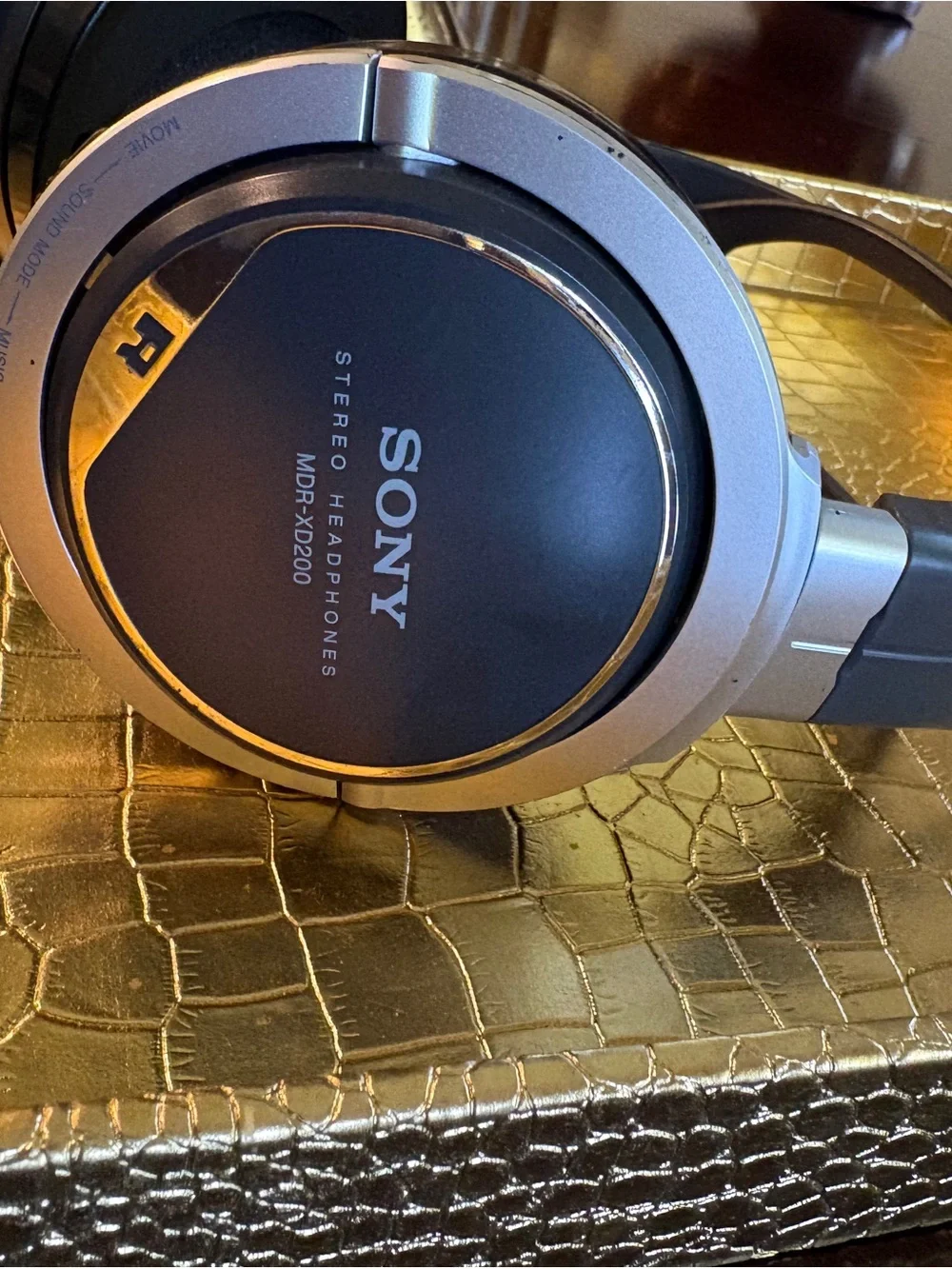 Sony Black and Silver Over-Ear Wired Headphones